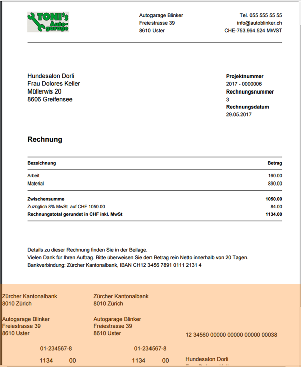 Rechnung für Ihre Kunden inkl. Mehrwertsteuer