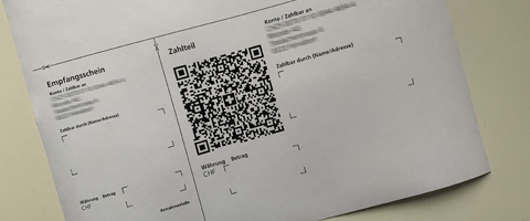 QR-Einzahlungsschein